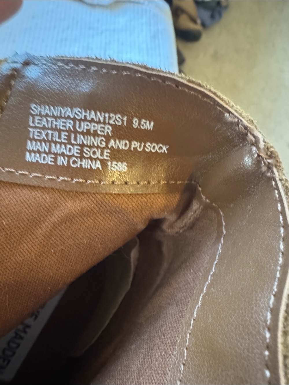 Steve Madden Tan Suede Platform Ankle Booties - Picture 3 of 7